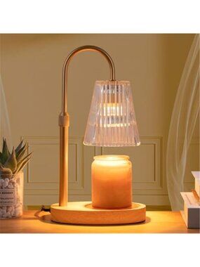 Candle Warmer Lamp Electric Wax Melt Timer Adjustable Height Home Decor Light